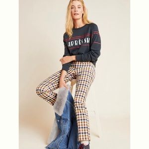 Anthropologie- Skinny Kick Flare Corduroy Pants